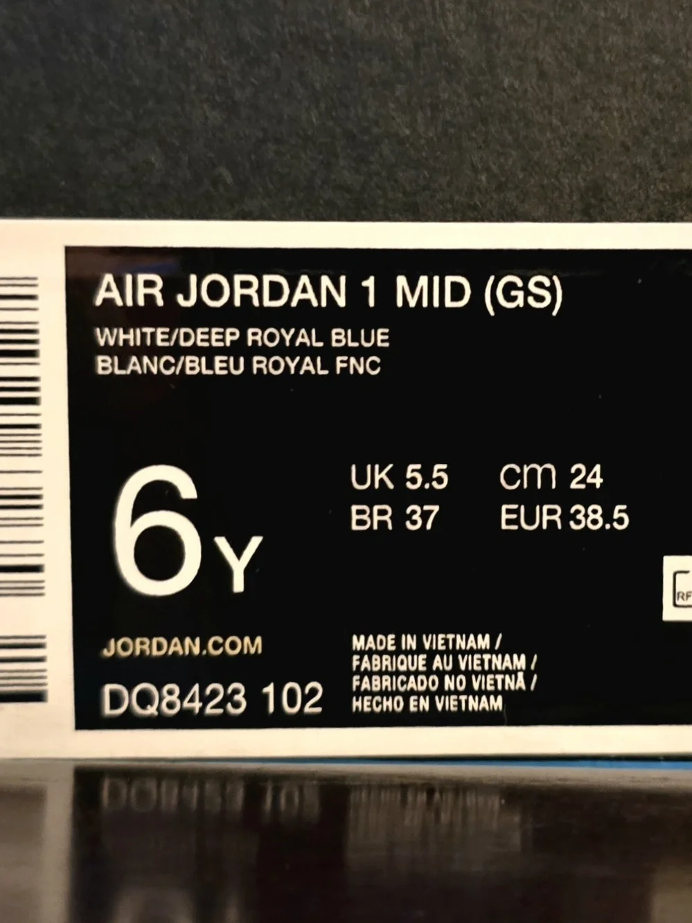 Nike Air Jordan High-Top Sneakers - Red/Blue/White